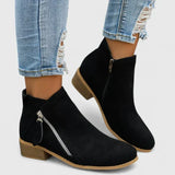 Freya | Sophisticated Ankle Boots with Zipper