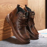 Alaric | Men's High-Top Lace-Up Boots