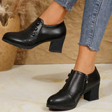 Quinn | Retro Women’s Block-Heel Shoes