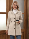 Diana | Elegant Button-Front Coat for Women