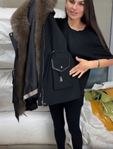 Mirella | Women's Quilted Jacket with Plush Collar