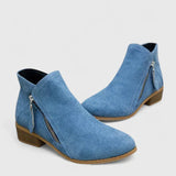 Freya | Sophisticated Ankle Boots with Zipper