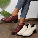 Quinn | Retro Women’s Block-Heel Shoes