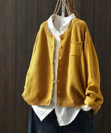 Camille | Women's Relaxed Button Front Knit Cardigan