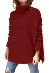 Chloe | Oversized Turtleneck Knit Sweater
