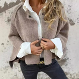 Vera | Women's Button-Front Textured Knit Jacket