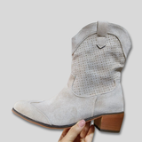 Miriam | Elegant Slouchy Boots with Low Heel