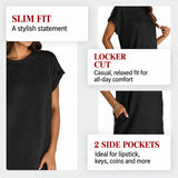Lydia | Textured Knit T-Shirt Dress