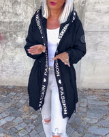 Penelope | Casual Hooded Coat with Adjustable Waist