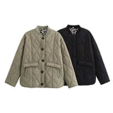Chloe | Women’s Quilted Jacket with Leopard Lining