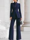 Isabella | Women's Tailored Blazer &amp; Flared Trousers Set