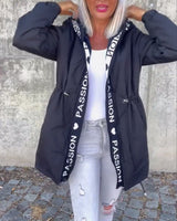 Penelope | Casual Hooded Coat with Adjustable Waist
