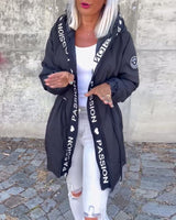 Penelope | Casual Hooded Coat with Adjustable Waist