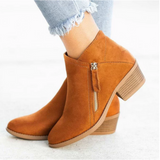 Freya | Sophisticated Ankle Boots with Zipper