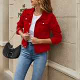 Grace | Classic Button-Down Denim Jacket for Women