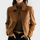 Pia | Spring Leather Jacket