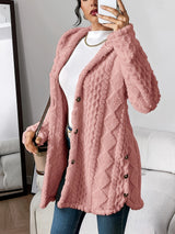 Nora | Cozy Cable-Knit Cardigan with Hood