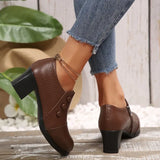 Quinn | Retro Women’s Block-Heel Shoes