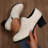 Quinn | Retro Women’s Block-Heel Shoes