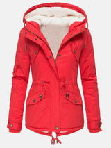 Ursula | Women's Warm Water-Repellent Winter Parka with Hood