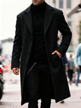 Adrian | Men's Long Trench Coat