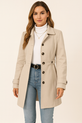 Sienna | Women's Tailored Belted Trench Coat