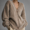 Elara | Women's Relaxed Cardigan with V-Neck & Button Front