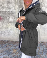 Penelope | Casual Hooded Coat with Adjustable Waist