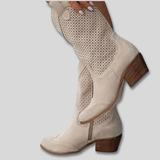 Miriam | Elegant Slouchy Boots with Low Heel