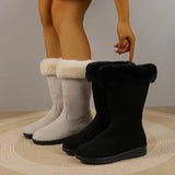 Elara | Women's Winter Boots with Plush Fur Trim & Easy Side Zipper