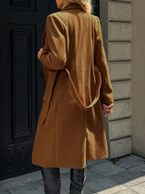 Natalie | Women's Tailored Belted Long Coat