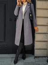 Natalie | Women's Tailored Belted Long Coat
