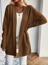 Amelia | Women's Relaxed Open Front Knit Cardigan