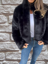 Sabrina | Women's Short Plush Winter Jacket