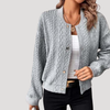 Paloma | Elegant Cable-Knit Button-Front Cardigan