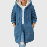 Melina | Warm Hooded Fleece Jacket for Women