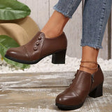 Quinn | Retro Women’s Block-Heel Shoes