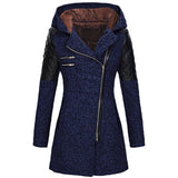 Katrine | Textured Hooded Winter Jacket