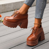 Scarlett | Women’s Lace-Up Platform Ankle Boots