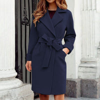 Xenia | Elegant Belted Trench Coat for Women