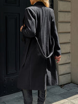 Natalie | Women's Tailored Belted Long Coat