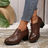 Quinn | Retro Women’s Block-Heel Shoes