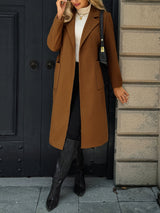 Natalie | Women's Tailored Belted Long Coat