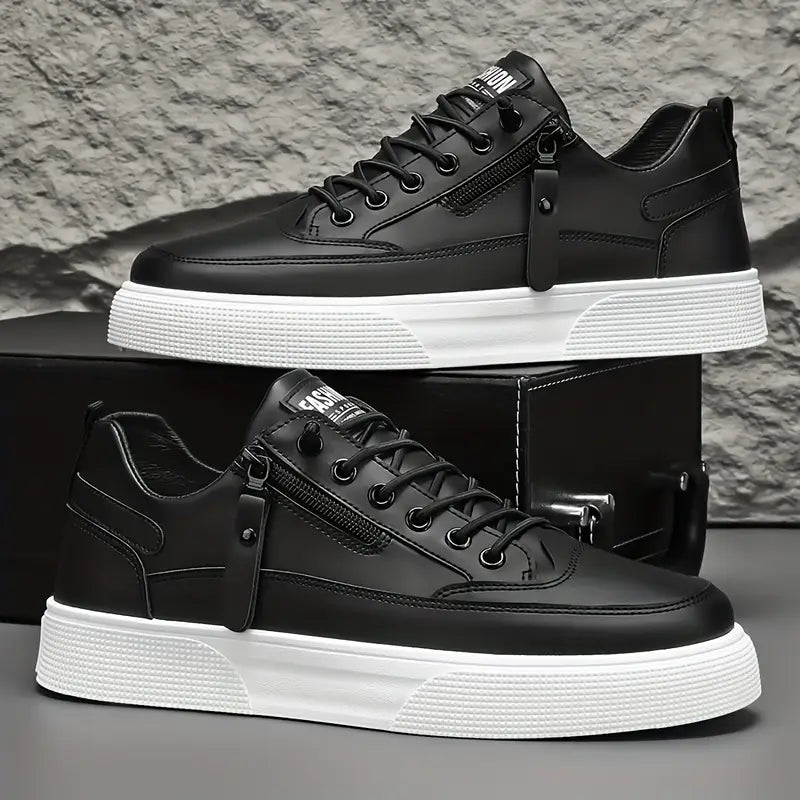 Stratford Leather Sneakers - Threadford