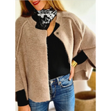 Vera | Women's Button-Front Textured Knit Jacket