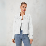 Grace | Classic Button-Down Denim Jacket for Women