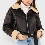Pia | Multi-Functional Breathable Leather Jacket