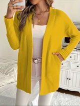 Amelia | Women's Relaxed Open Front Knit Cardigan