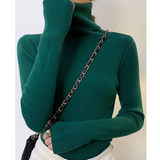 Tatiana | Simple Ribbed Turtleneck Sweater