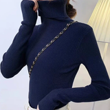 Tatiana | Simple Ribbed Turtleneck Sweater